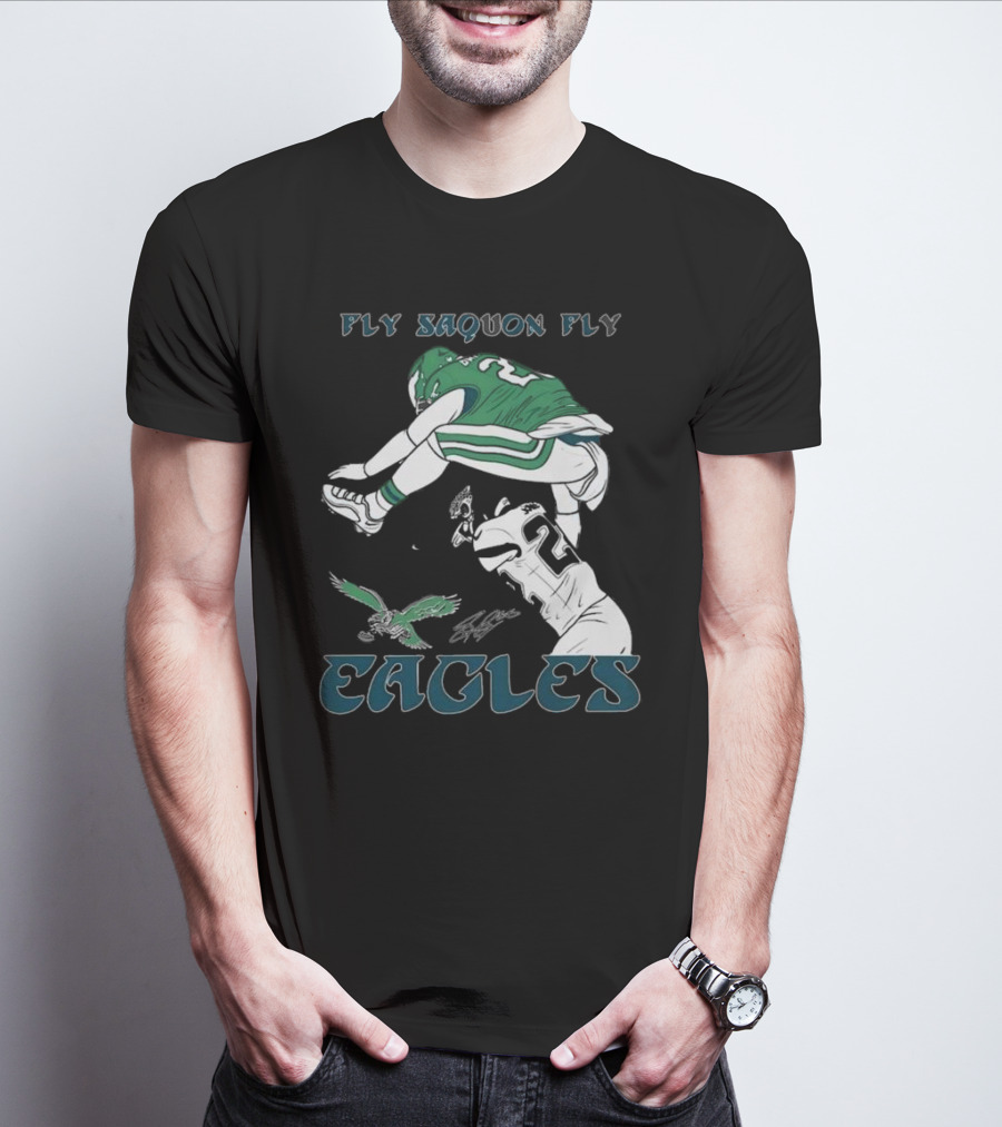 Fly Saquon Fly Eagles T-Shirt
