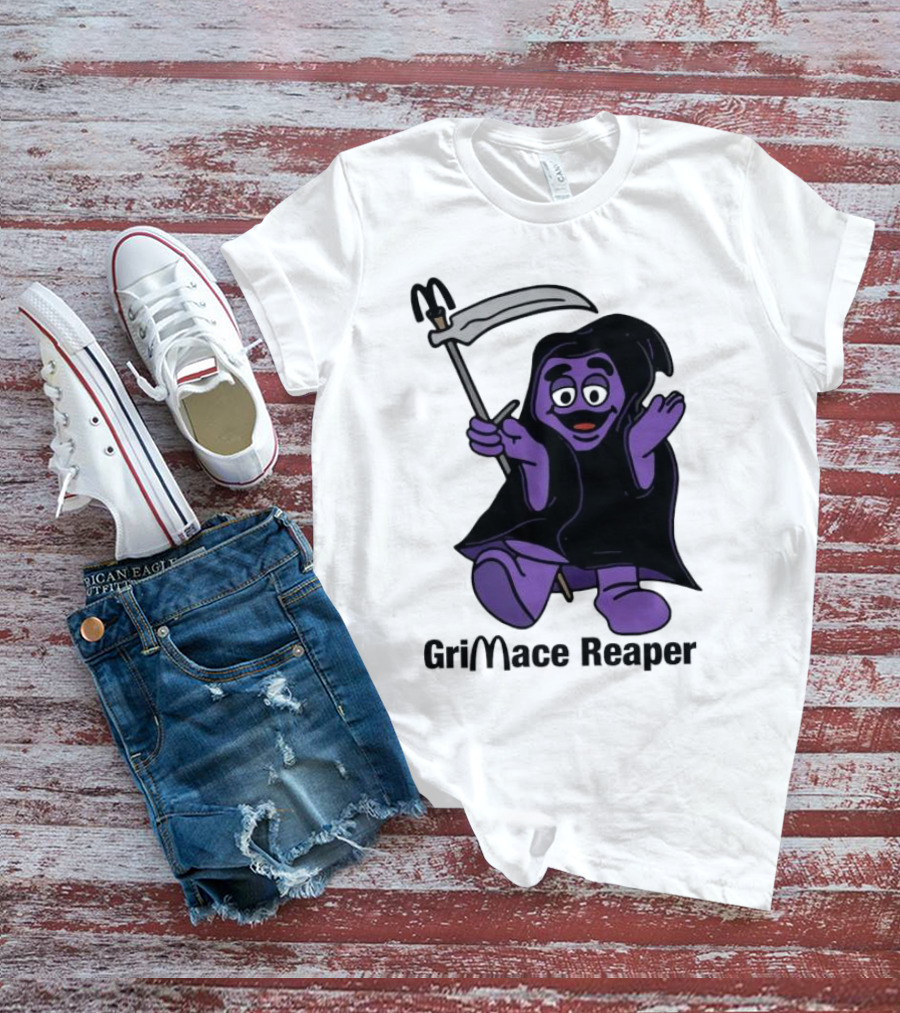Grimace Reaper Grimace McDonald’s Crossover T-Shirt