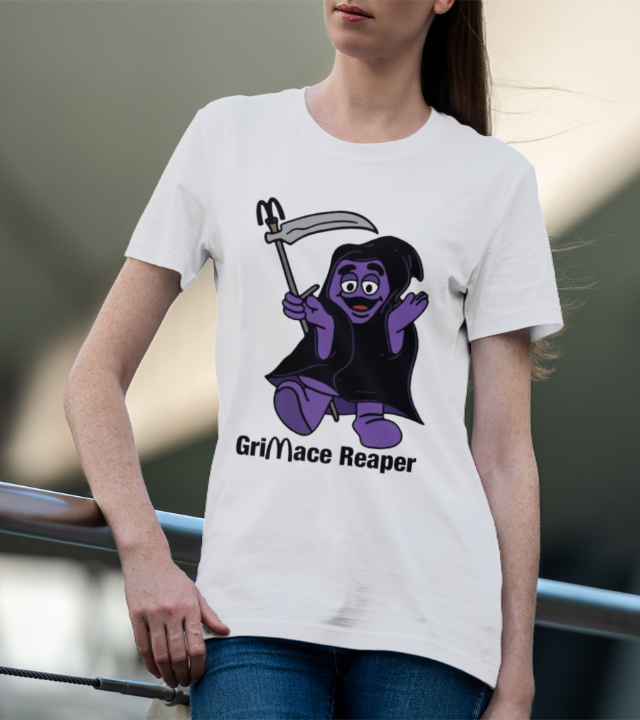 Grimace Reaper Grimace McDonald’s Crossover T-Shirt