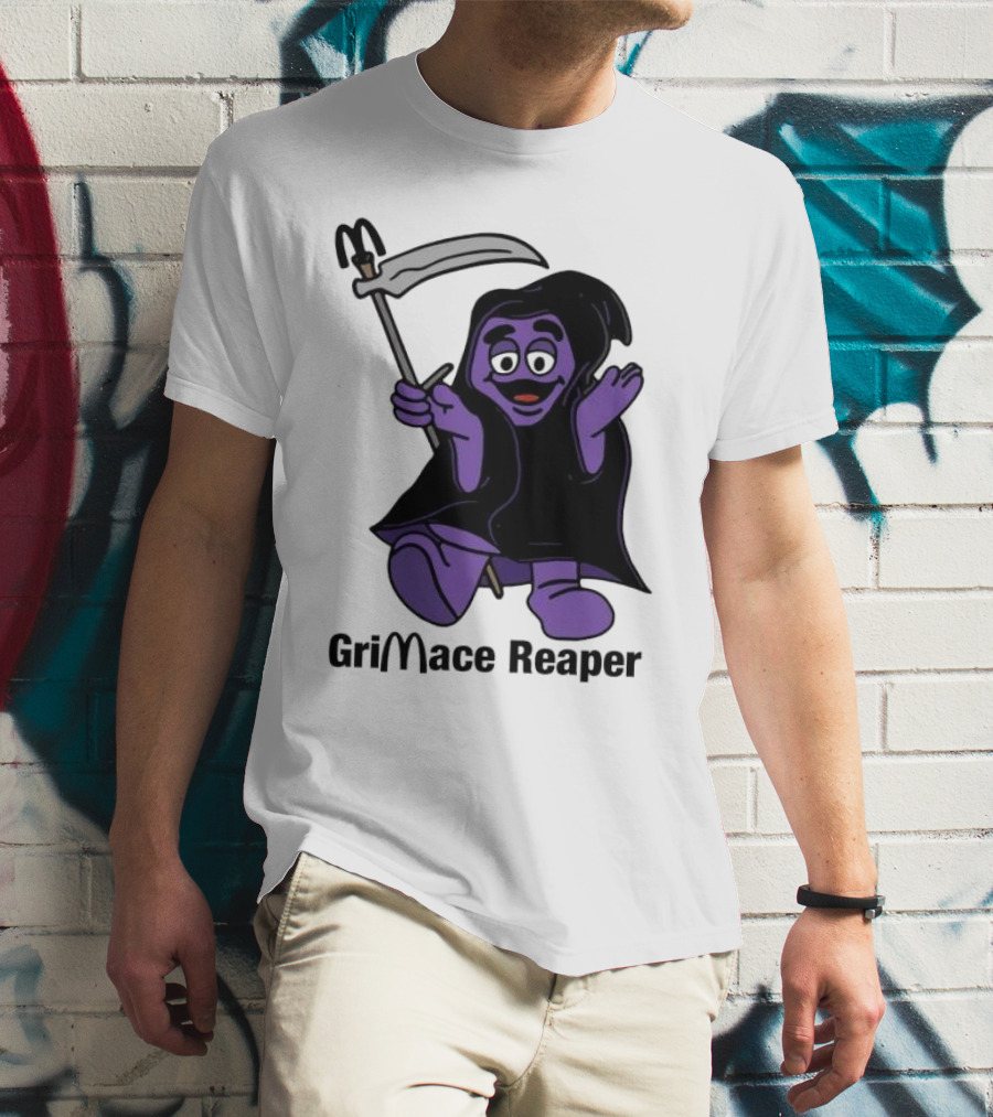 Grimace Reaper Grimace McDonald’s Crossover T-Shirt