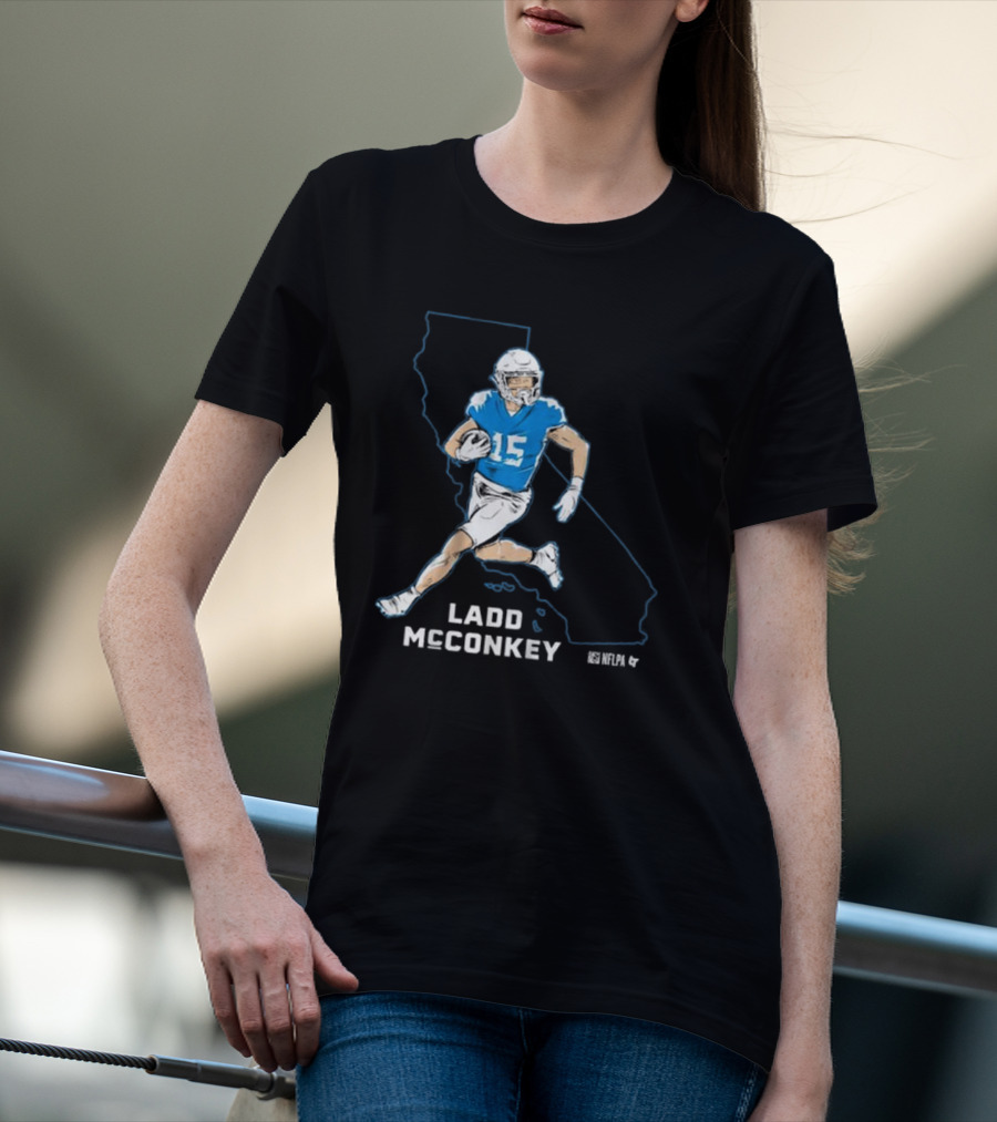 Ladd McConkey NFLPA California Football Star T-Shirt