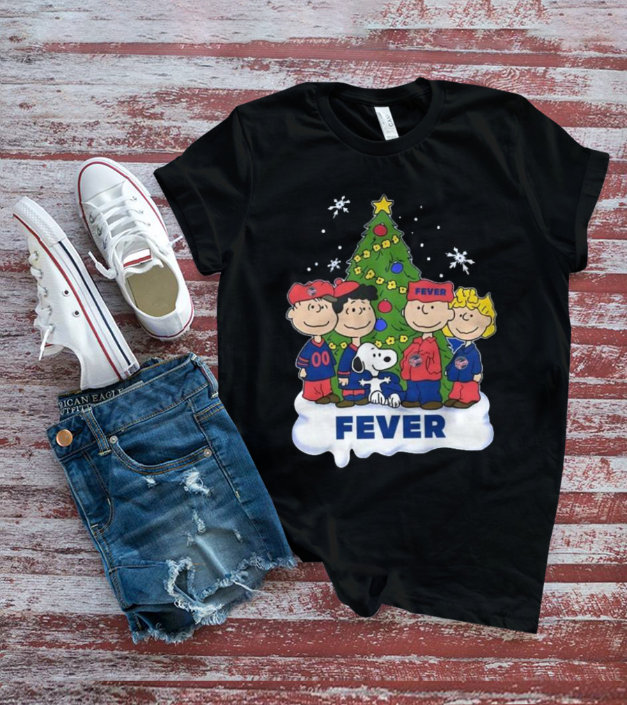 Snoopy And Friends Fever Christmas Tree Celebration T-Shirt