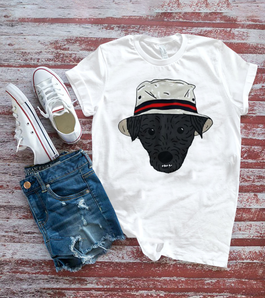 Mortimer And Whitehouse Gone Fishing Dog In Bucket Hat T-Shirt