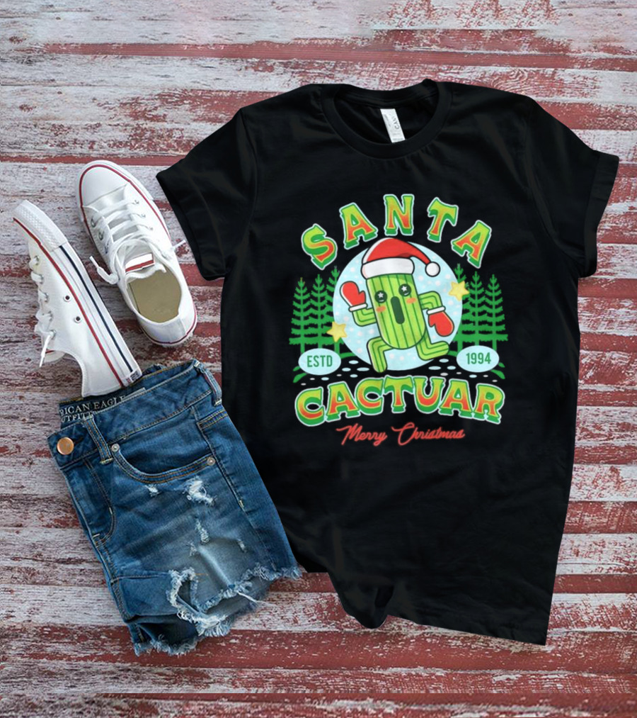Santa Cactuar Merry Christmas ESTD 1994 T-Shirt