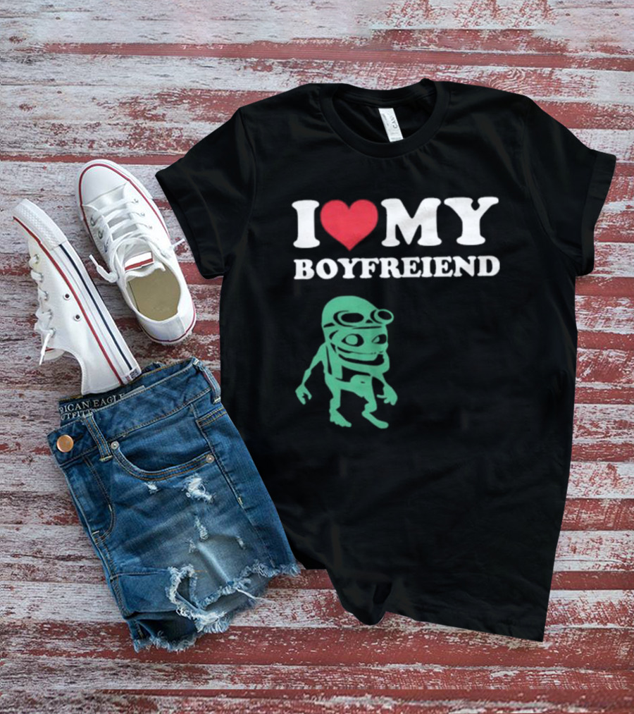 I Love My Boyfriend Crazy Frog Joey Valence T-Shirt