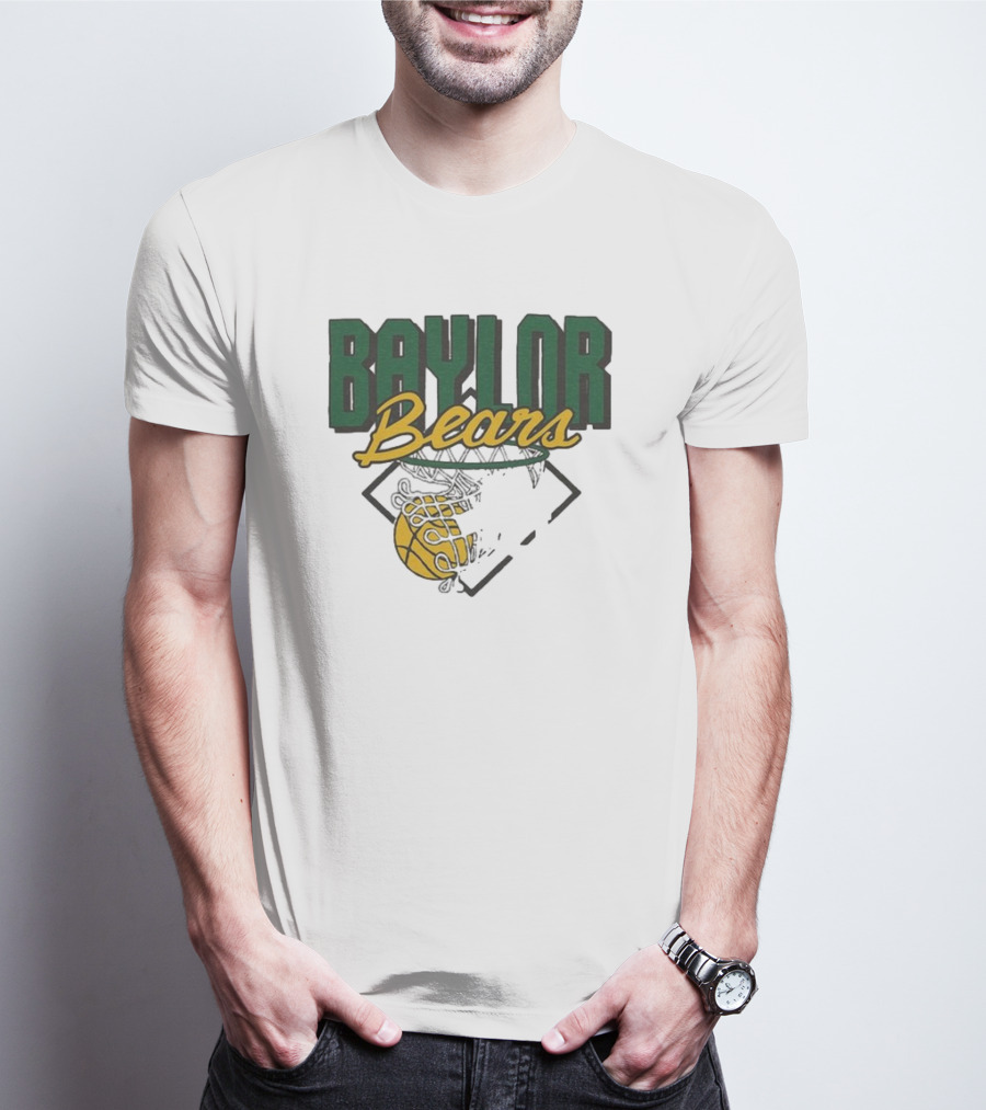 Baylor Bears Basketball Nothing But Net T-Shirt