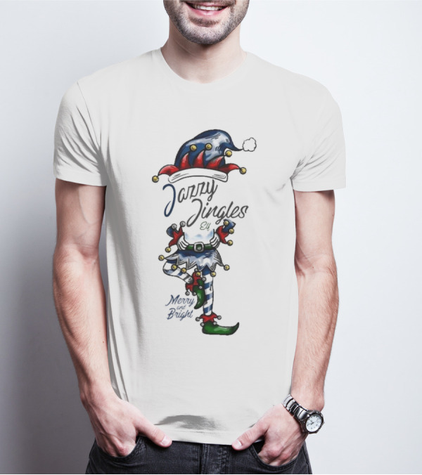 Jazzy Jingles Elf Merry And Bright Christmas T-Shirt