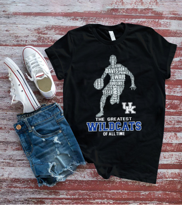 The Greatest Wildcats Of All Time UK Basketball Legends Davis Wall Cousins T-Shirt
