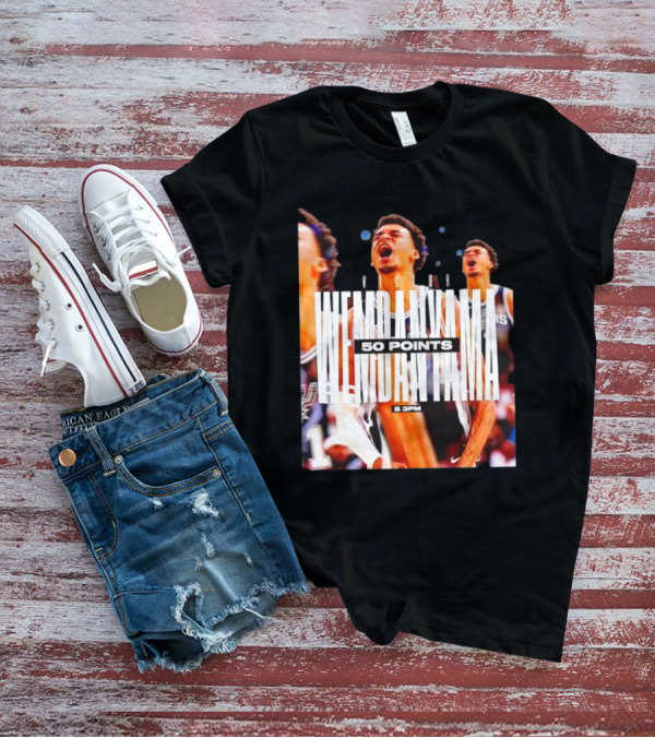 Victor Wembanyama Spurs 50 Points 8 PM T-Shirt