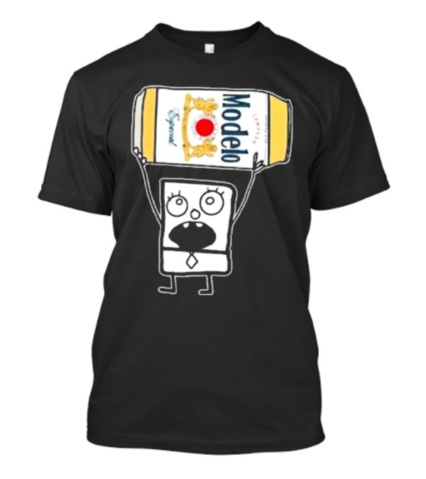 Doodlebob Lifting Modelo Especial Beer Can T-Shirt