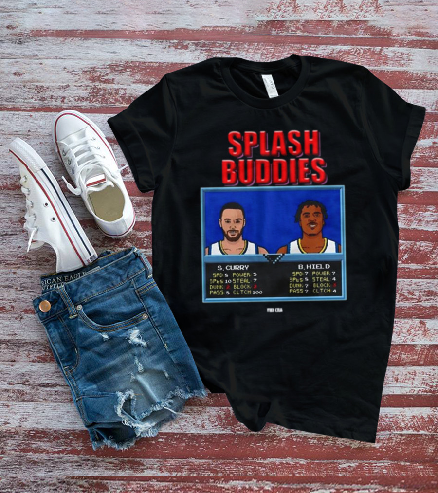 Dope Era Splash Buddies S. Curry B. Hield Retro Game T-Shirt