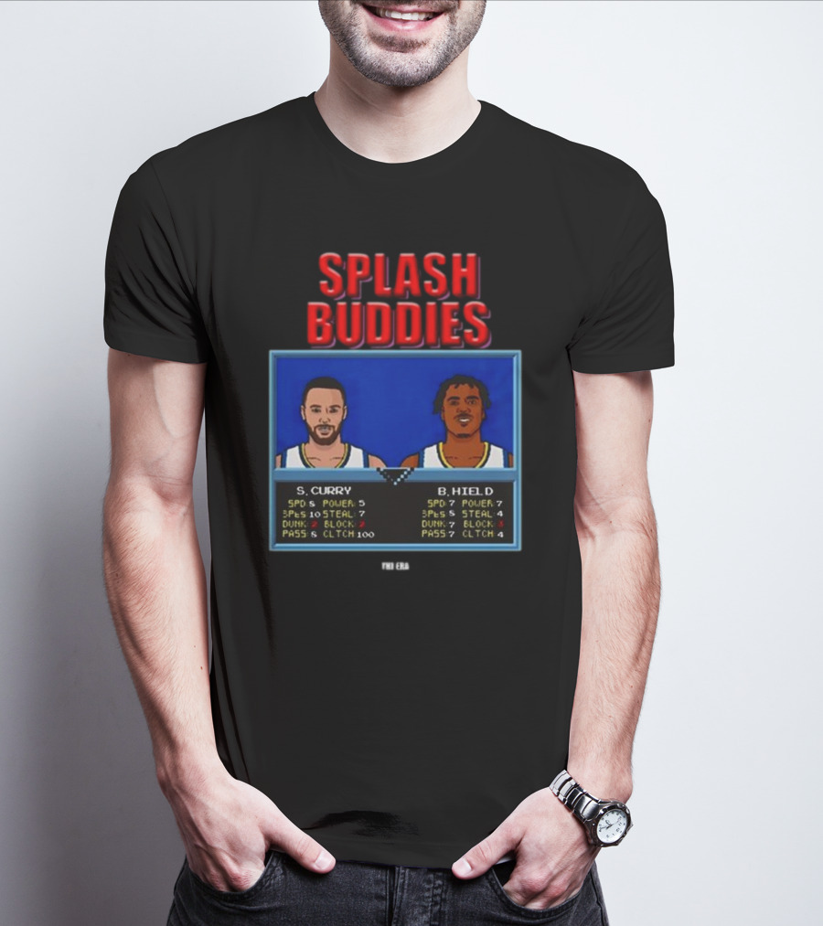 Dope Era Splash Buddies S. Curry B. Hield Retro Game T-Shirt