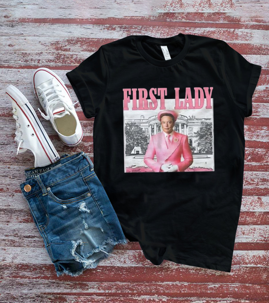 First Lady Elonia Musk Pink Suit White House T-Shirt