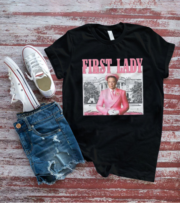 First Lady Elonia Musk Pink Suit White House T-Shirt