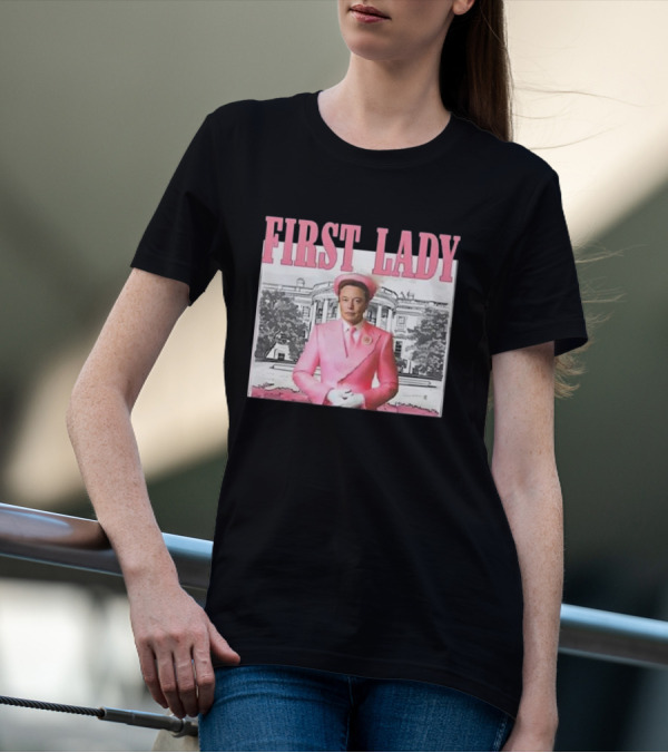 First Lady Elonia Musk Pink Suit White House T-Shirt