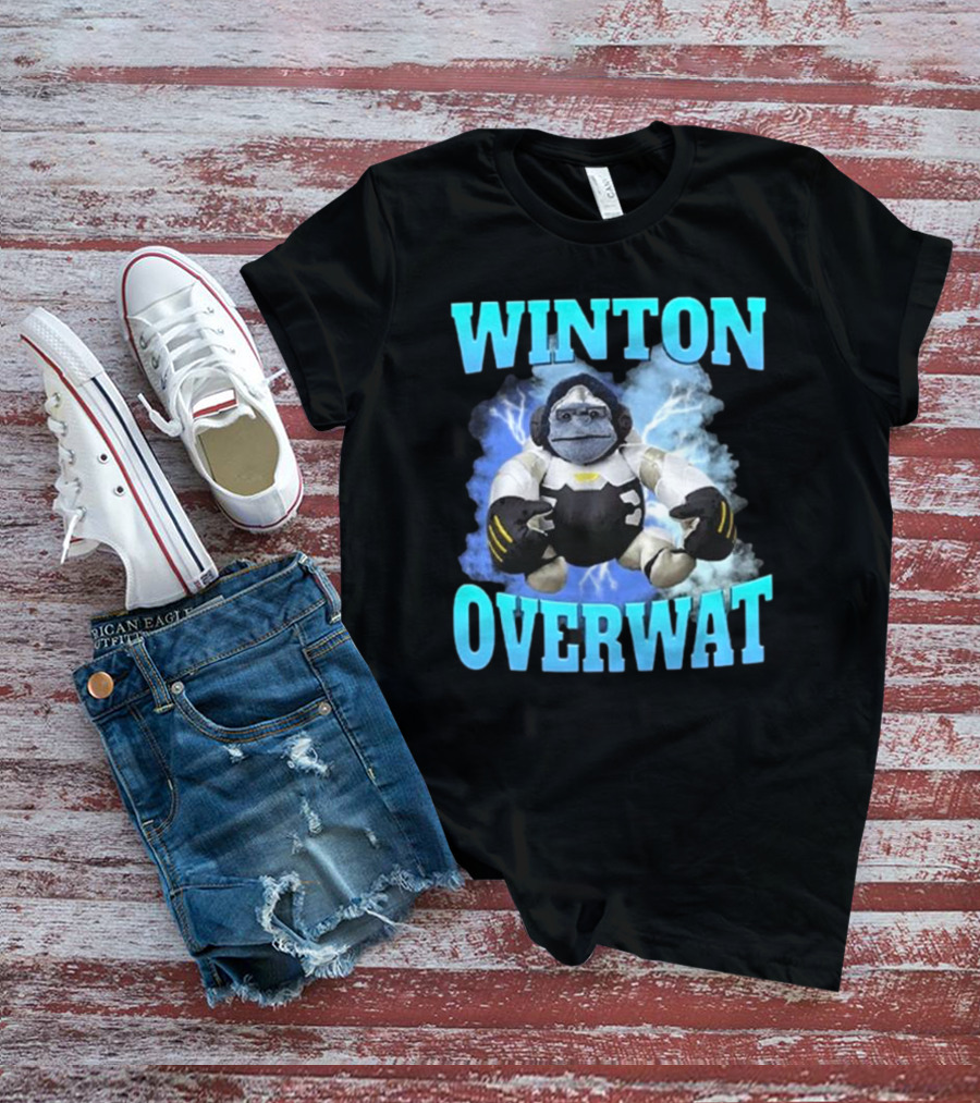 Winton Overwat Winston Overwatch Funny Meme T-Shirt