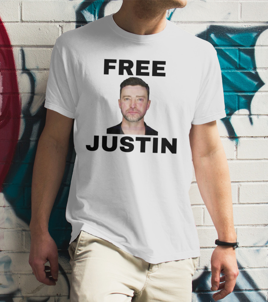 FREE JUSTIN TIMBERLAKE SHOT MUGSHOT T-Shirt