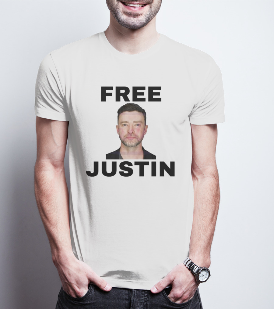 FREE JUSTIN TIMBERLAKE SHOT MUGSHOT T-Shirt