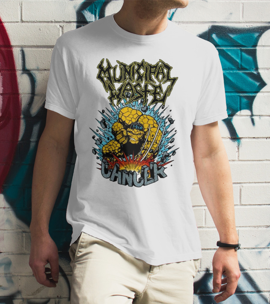 Municipal Waste SOIA Thing Clobberin Cancer Explosion T-Shirt