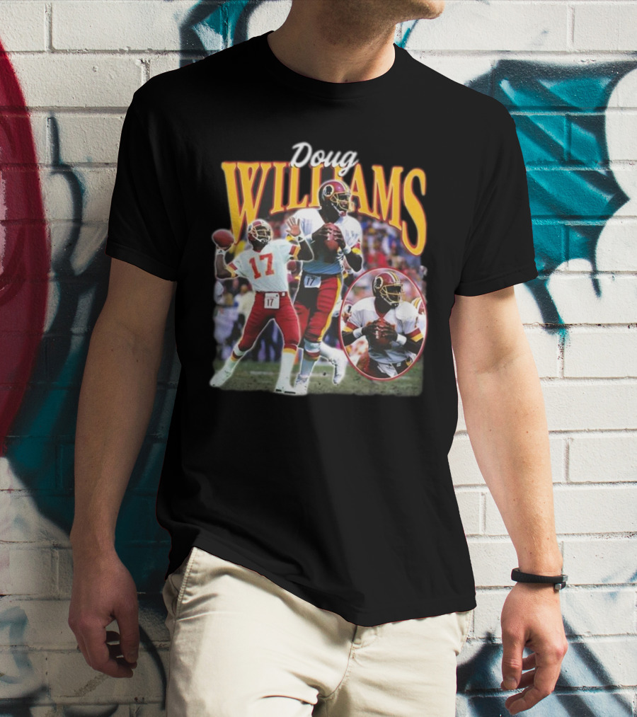 Doug Williams Football Legend NFL Quarterback Redskins T-Shirt