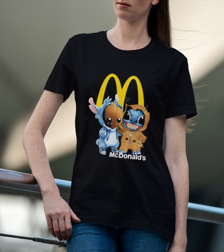 Groot Stitch McDonald’s Crossover T-Shirt