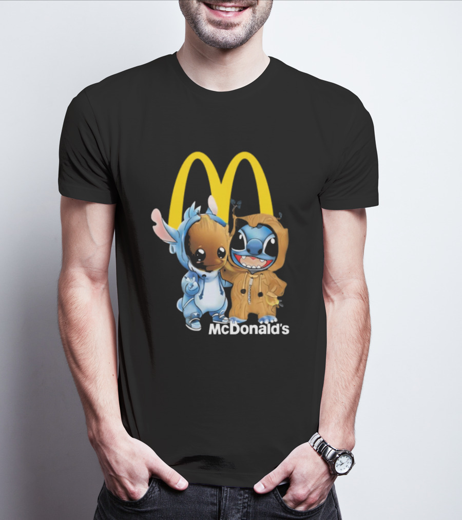 Groot Stitch McDonald’s Crossover T-Shirt