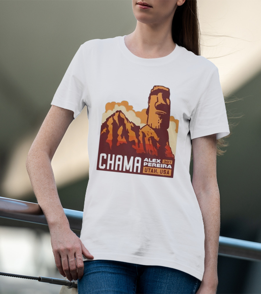 Chama Alex Pereira 307 Stonehead Utah USA T-Shirt