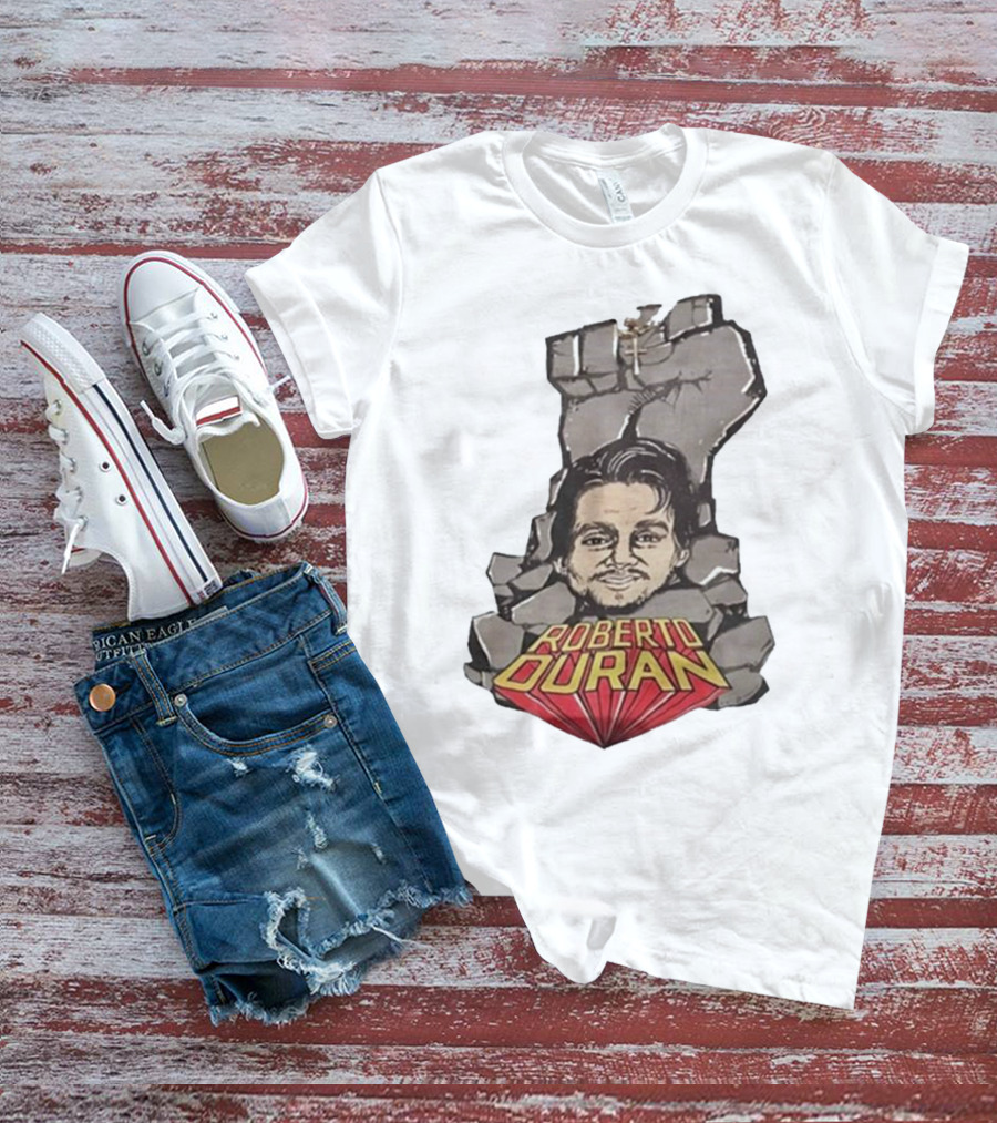 Roberto Duran Vintage Boxing Fist Power T-Shirt