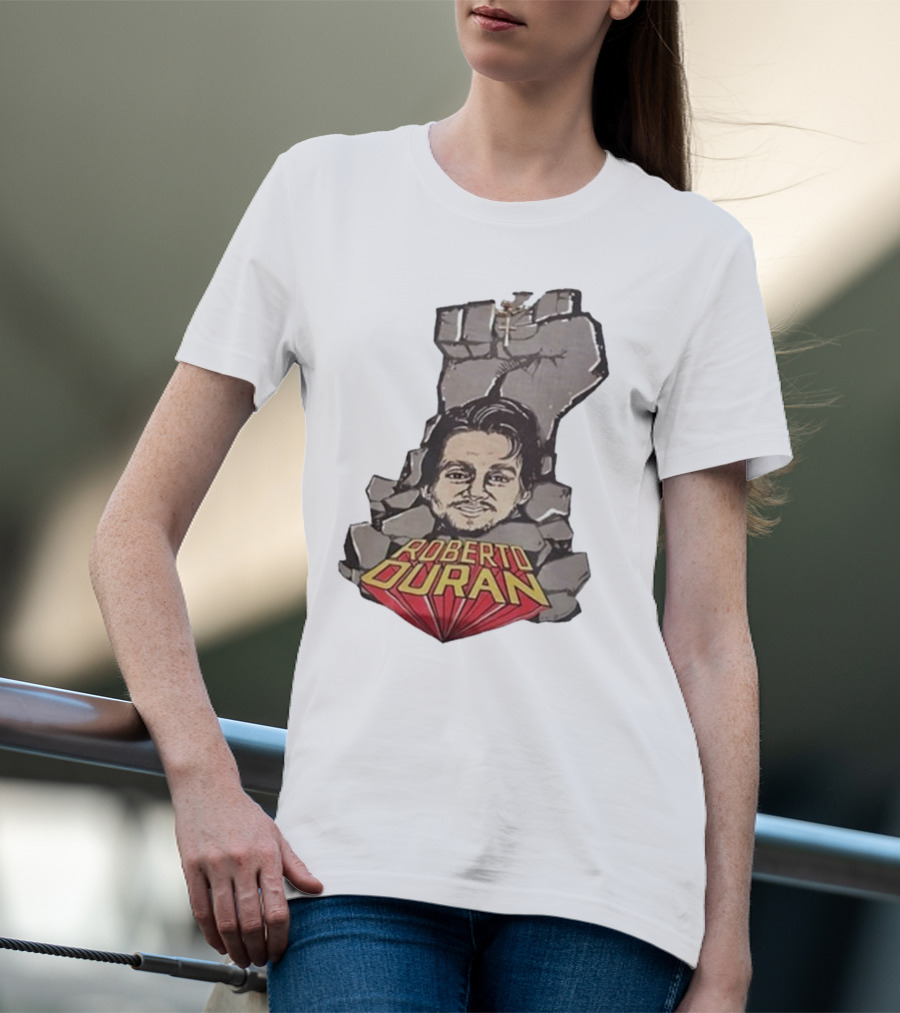 Roberto Duran Vintage Boxing Fist Power T-Shirt