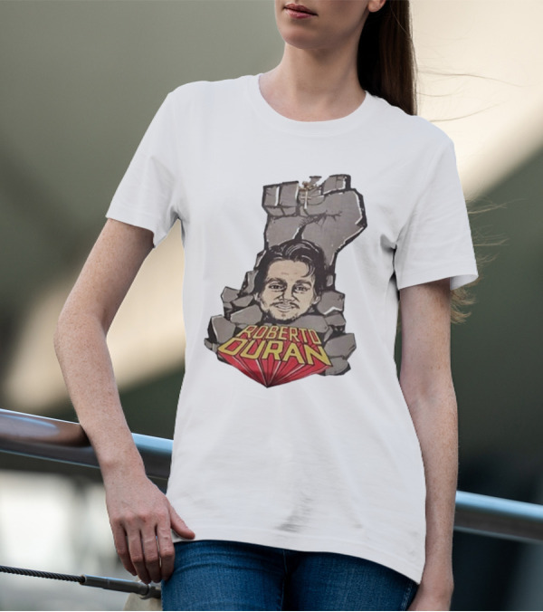 Roberto Duran Vintage Boxing Fist Power T-Shirt