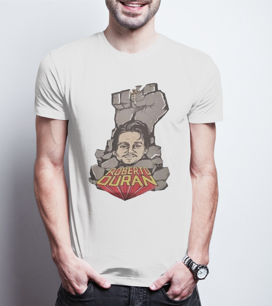 Roberto Duran Vintage Boxing Fist Power T-Shirt