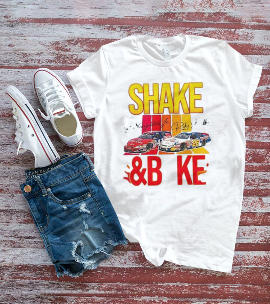 SHAKE And BAKE NASCAR Racing Talladega Nights Ricky Bobby T-Shirt