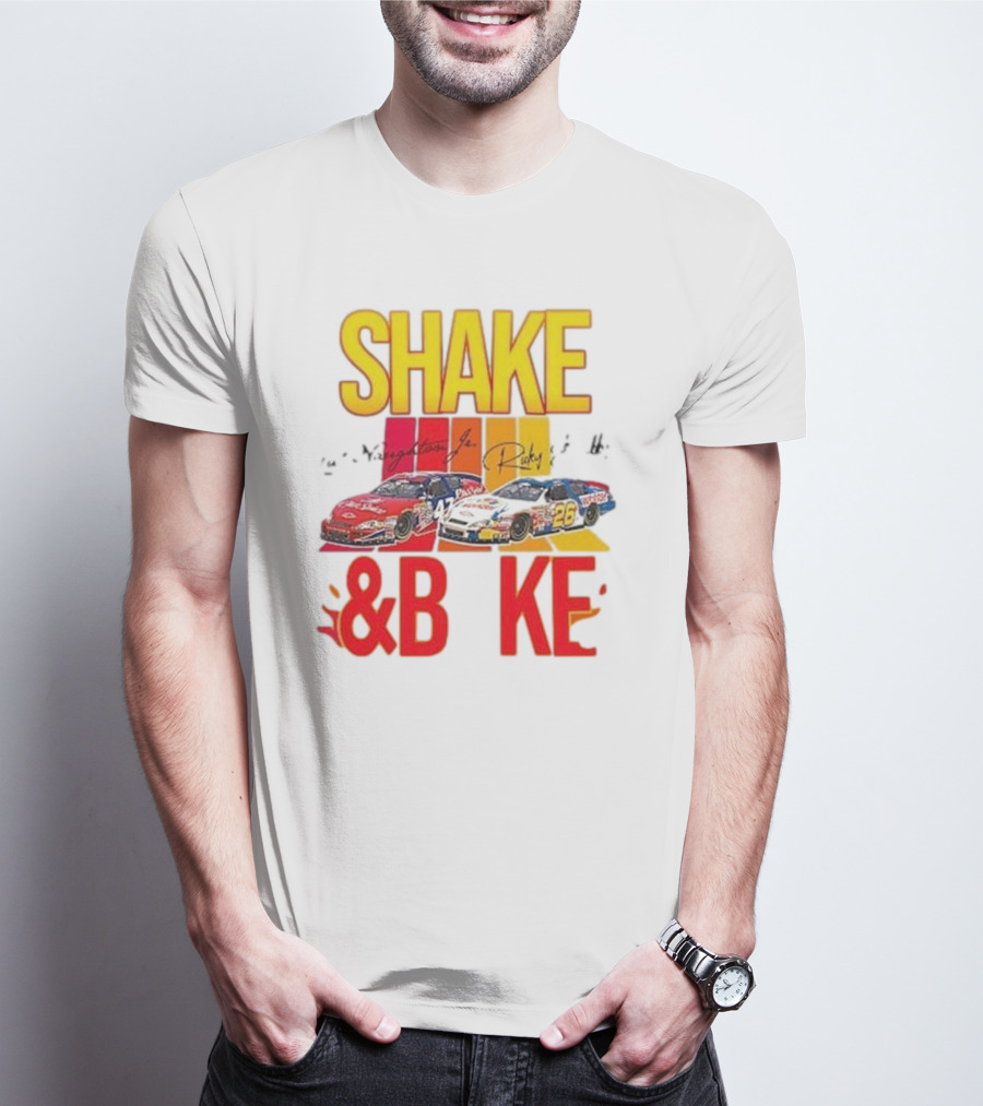 SHAKE And BAKE NASCAR Racing Talladega Nights Ricky Bobby T-Shirt