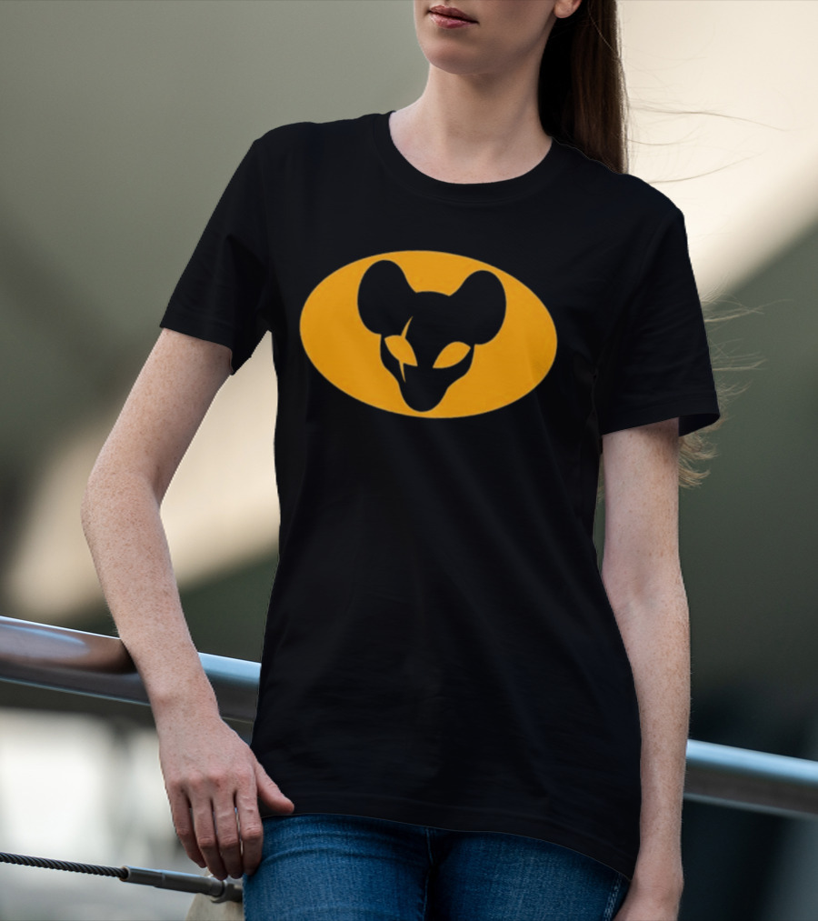 Mythical Sausage Ratman Bat-Inspired Emblem T-Shirt