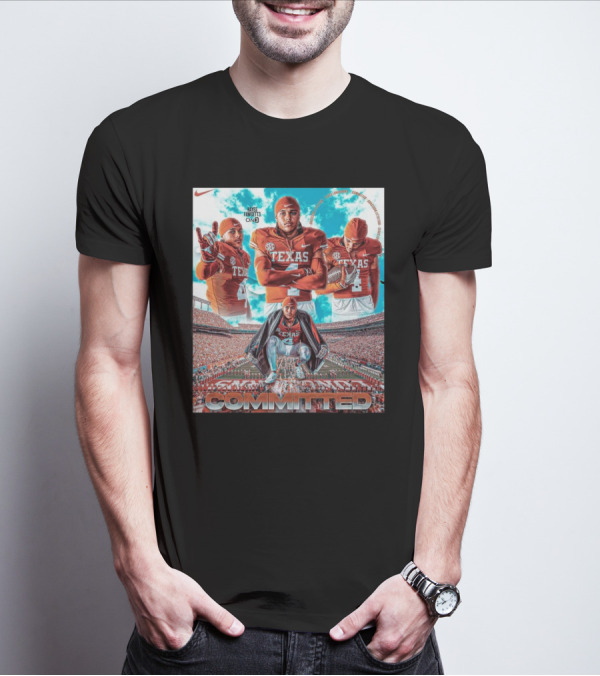 Texas Longhorns Graceson Littleton Committed Football T-Shirt