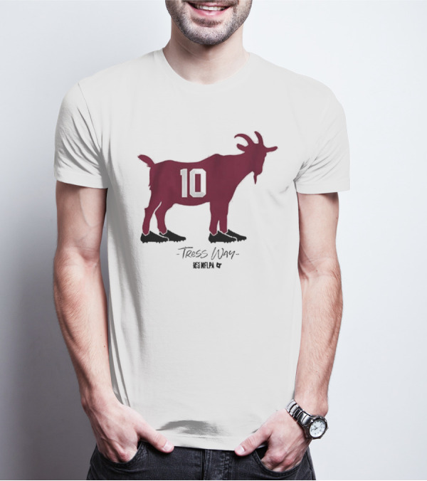 Tress Way 10 Punt Goat Washington Commanders NFLPA T-Shirt