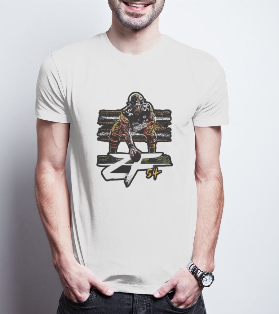 ZF54 Zach Frazier Pittsburgh Steelers Football Player T-Shirt