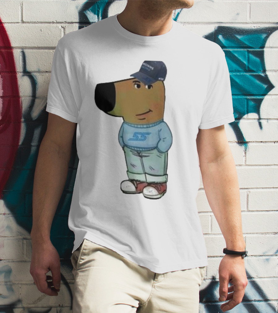 Williams Racing 55 Chill Guy Dog Hat T-Shirt