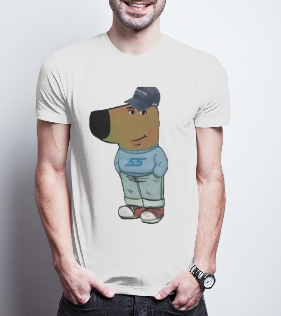 Williams Racing 55 Chill Guy Dog Hat T-Shirt