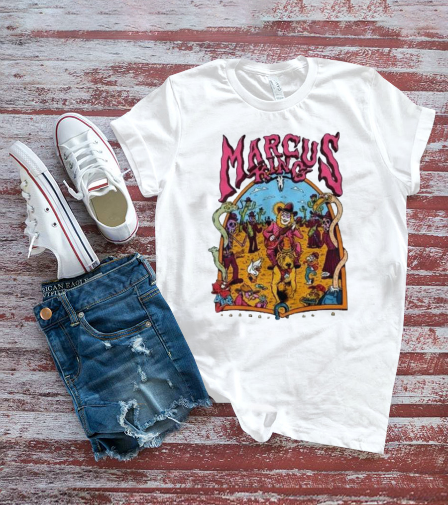 Marcus King Wild West Adventure With Cowboys And Skeletons T-Shirt