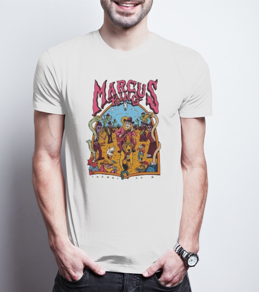 Marcus King Wild West Adventure With Cowboys And Skeletons T-Shirt