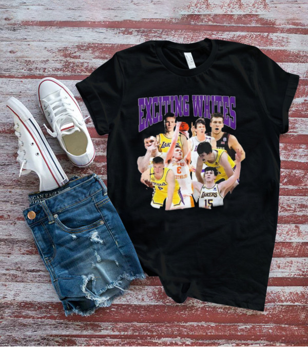 Dalton Knecht Austin Reaves Exciting Whites Lakers Basketball T-Shirt
