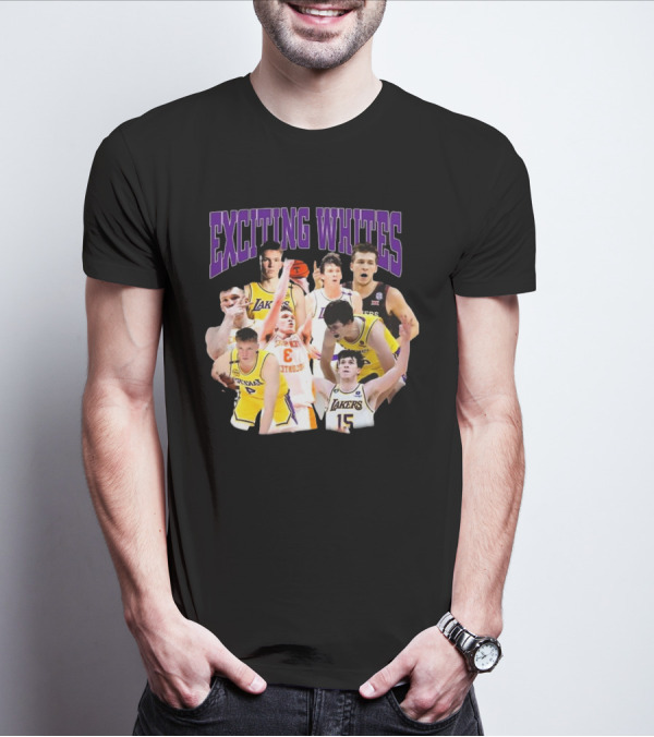 Dalton Knecht Austin Reaves Exciting Whites Lakers Basketball T-Shirt