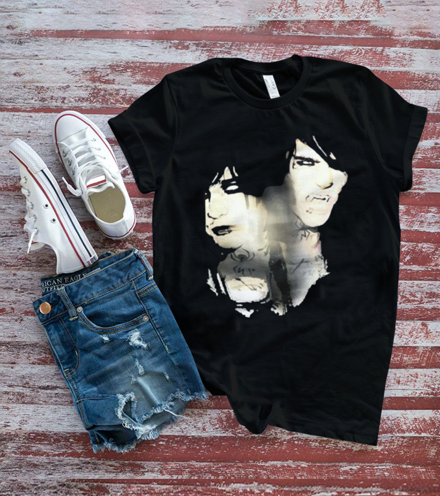 Johnnieguilbert Transformation Dual Expression Emo Vampire Aesthetic T-Shirt