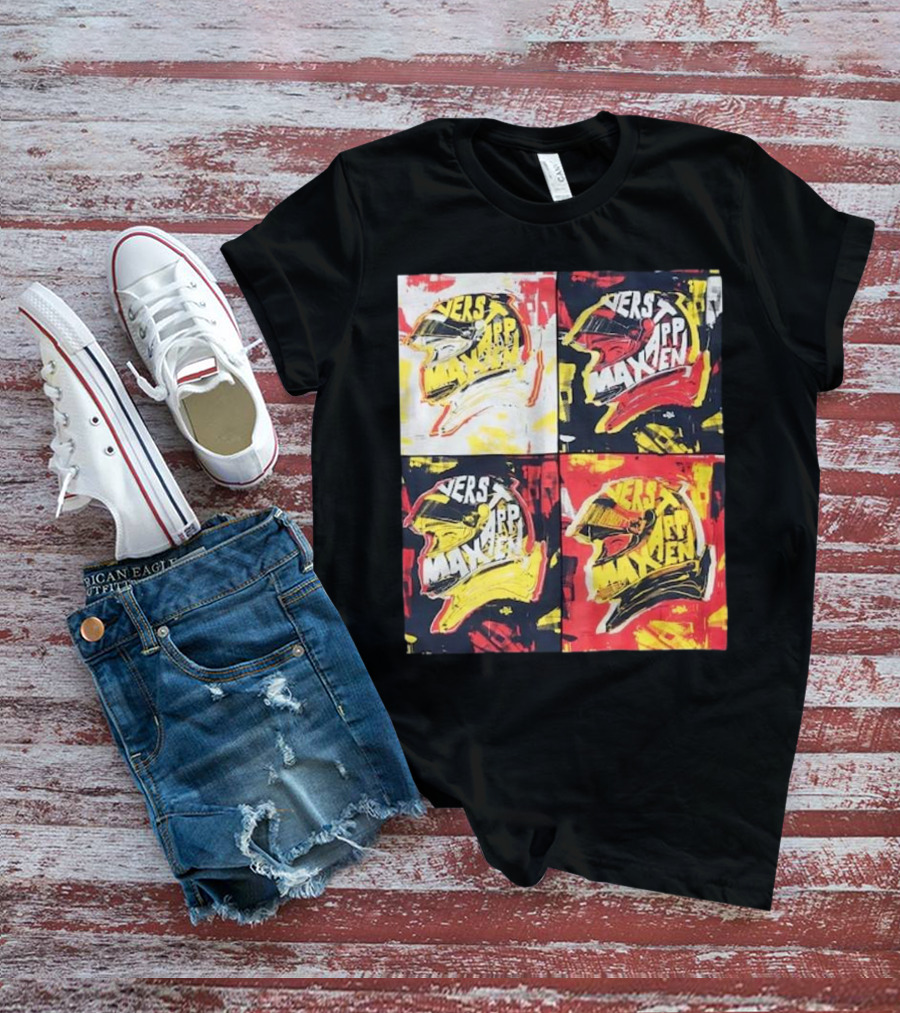 Red Bull Racing Verstappen Pop Art Helmet T-Shirt