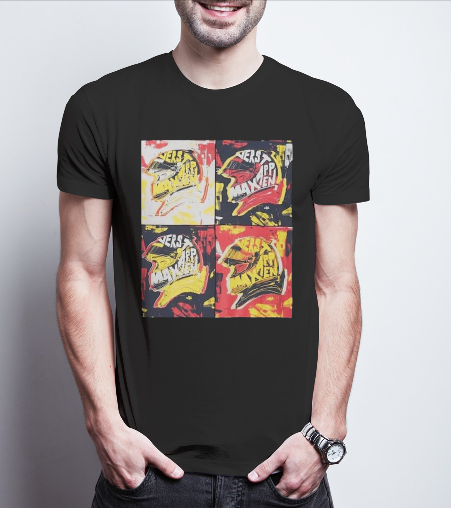 Red Bull Racing Verstappen Pop Art Helmet T-Shirt