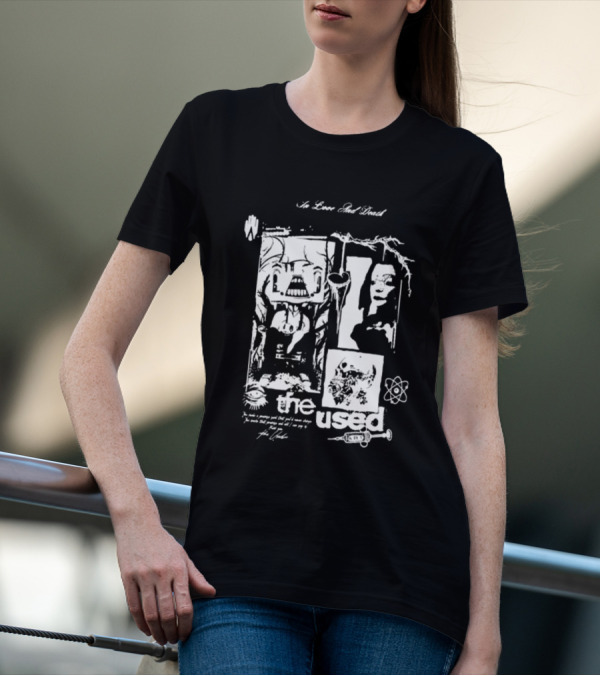 The Used No Love Lost Skull Collage T-Shirt