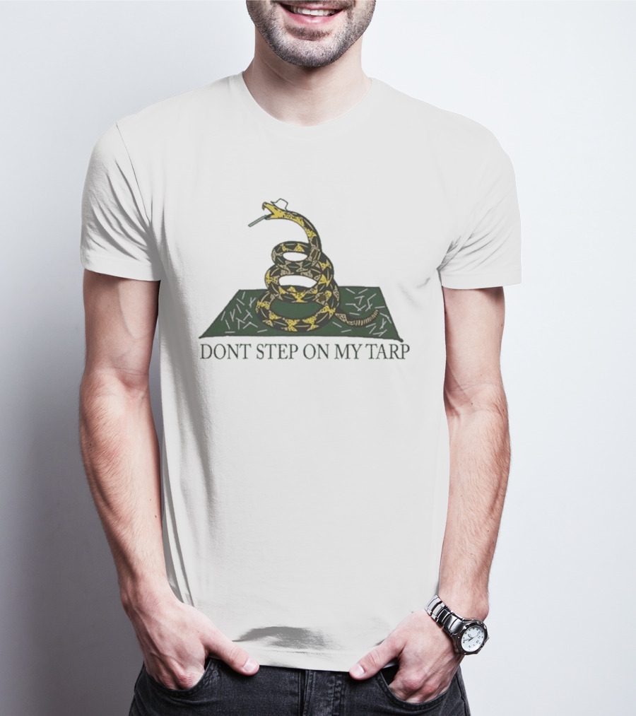 Don’t Step On My Tarp Snake Logo Festival T-Shirt