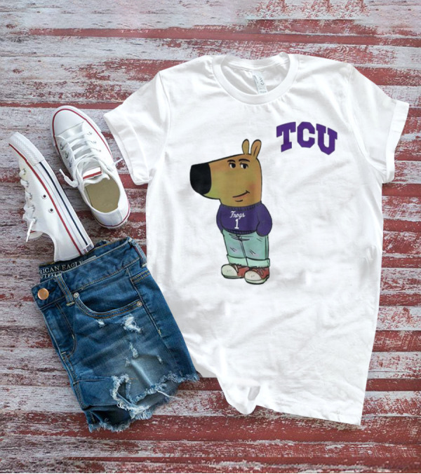 TCU Horned Frogs Chill Guy Cartoon Character In Frogs Jersey T-Shirt