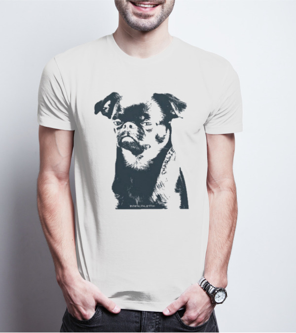 Charlie The Griffon Charlie Face Sketch T-Shirt
